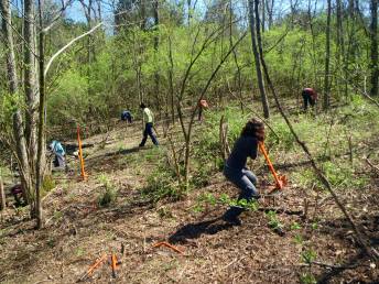 Rachael at Raven Run Preserve - Photo by Tim Giller