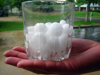 Hailstones, Fort Collins, CO - Photo by Tim Giller